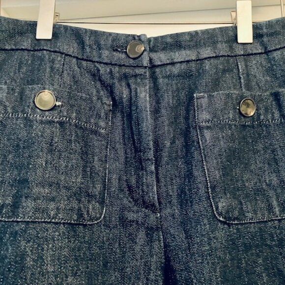 Sezane Dan Trousers in Indigo - Picture 4 of 9